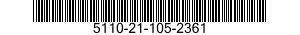 5110-21-105-2361  5110211052361 211052361