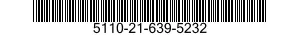 5110-21-639-5232 CHISEL,ROUND NOSE,HAND 5110216395232 216395232