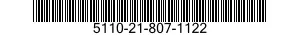 5110-21-807-1122  5110218071122 218071122