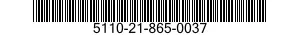 5110-21-865-0037 AX,SINGLE BIT 5110218650037 218650037