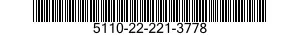 5110-22-221-3778 FILE,HAND 5110222213778 222213778