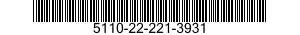 5110-22-221-3931 FILE,HAND 5110222213931 222213931