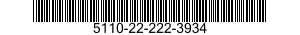 5110-22-222-3934 AX,SINGLE BIT 5110222223934 222223934