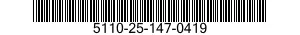 5110-25-147-0419 PLIERS,DIAGONAL CUTTING 5110251470419 251470419