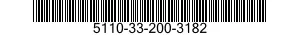 5110-33-200-3182 FILE SET,HAND 5110332003182 332003182