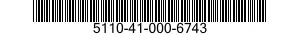 5110-41-000-6743 SAW,BOW 5110410006743 410006743