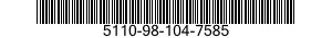 5110-98-104-7585 FILE,HAND 5110981047585 981047585