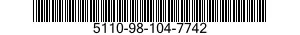 5110-98-104-7742 FILE,HAND 5110981047742 981047742
