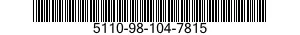 5110-98-104-7815 FILE,HAND 5110981047815 981047815