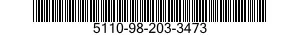 5110-98-203-3473 BRUSH,BATTERY TERMINAL 5110982033473 982033473