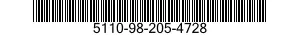 5110-98-205-4728 RASP,HAND 5110982054728 982054728