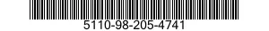 5110-98-205-4741 SAW,BACK 5110982054741 982054741