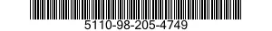 5110-98-205-4749 SAWS,NESTED 5110982054749 982054749