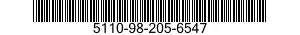 5110-98-205-6547 FILE,HAND 5110982056547 982056547