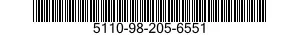5110-98-205-6551 FILE,HAND 5110982056551 982056551