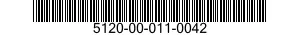 5120-00-011-0042  5120000110042 000110042