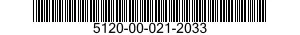 5120-00-021-2033  5120000212033 000212033