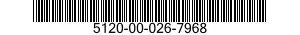 5120-00-026-7968 SCREWDRIVER,OFFSET 5120000267968 000267968