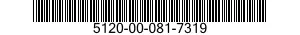 5120-00-081-7319 KEY SET,SOCKET HEAD SCREW 5120000817319 000817319