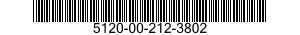 5120-00-212-3802  5120002123802 002123802