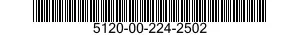 5120-00-224-2502 KEY,SOCKET HEAD SCREW 5120002242502 002242502