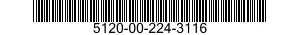 5120-00-224-3116 WRENCH,BOX 5120002243116 002243116