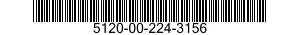 5120-00-224-3156 WRENCH,OPEN END BOX 5120002243156 002243156