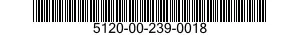 5120-00-239-0018 SOCKET,SOCKET WRENCH 5120002390018 002390018