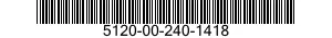 5120-00-240-1418 HANDLE,SOCKET WRENCH 5120002401418 002401418