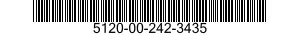 5120-00-242-3435 PUNCH,DRIVE PIN 5120002423435 002423435