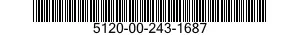 5120-00-243-1687 UNIVERSAL JOINT,SOCKET WRENCH ATTACHMENT 5120002431687 002431687