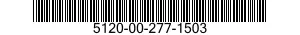 5120-00-277-1503 CROWFOOT WRENCH ATTACHMENT,SOCKET HEAD SCREW 5120002771503 002771503