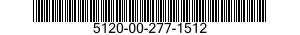 5120-00-277-1512 CROWFOOT WRENCH ATTACHMENT,SOCKET HEAD SCREW 5120002771512 002771512