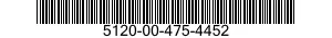 5120-00-475-4452  5120004754452 004754452