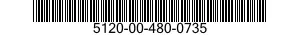 5120-00-480-0735  5120004800735 004800735