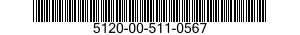 5120-00-511-0567  5120005110567 005110567