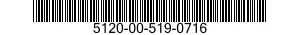 5120-00-519-0716  5120005190716 005190716