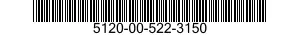 5120-00-522-3150  5120005223150 005223150