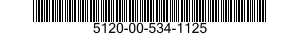 5120-00-534-1125  5120005341125 005341125