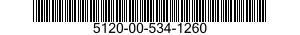 5120-00-534-1260  5120005341260 005341260