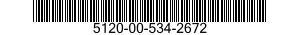 5120-00-534-2672  5120005342672 005342672