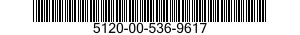 5120-00-536-9617  5120005369617 005369617