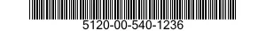 5120-00-540-1236  5120005401236 005401236