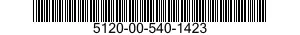 5120-00-540-1423  5120005401423 005401423