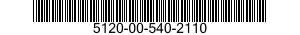 5120-00-540-2110  5120005402110 005402110