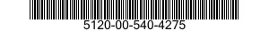 5120-00-540-4275  5120005404275 005404275