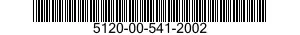5120-00-541-2002  5120005412002 005412002