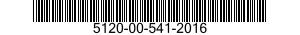 5120-00-541-2016  5120005412016 005412016