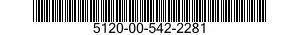 5120-00-542-2281 SCREWDRIVER,FLAT TIP 5120005422281 005422281