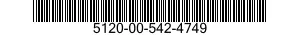 5120-00-542-4749  5120005424749 005424749